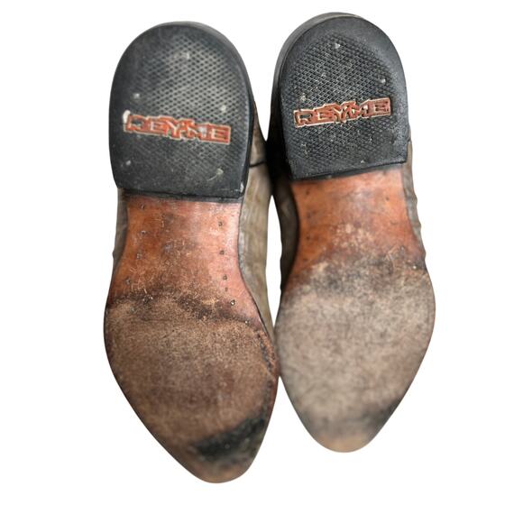 Reyme Men's Genuine Caiman / Alligator Tail Cowboy Boots Embroidered Sz~7 - Picture 11 of 16